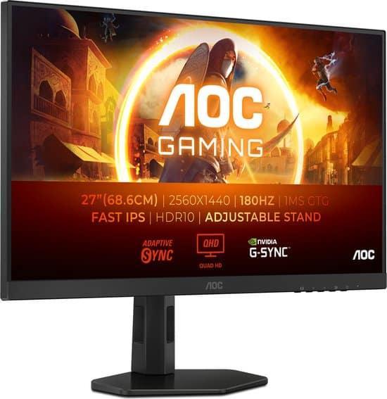 AOC G4 Q27G4XF - QHD IPS Gaming Monitor - 180hz -, Computers en Software, Monitoren, Verzenden