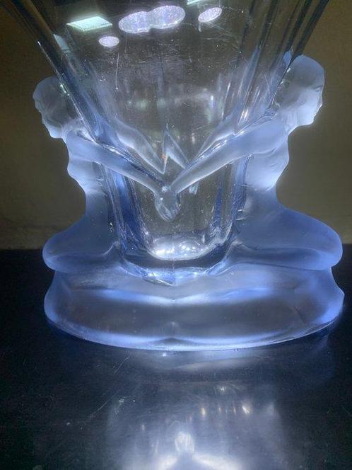Auguste Walther & Sohne - Vaas - Windsor Pattern - Glas -, Antiek en Kunst, Antiek | Glas en Kristal