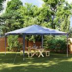 vidaXL Partytent 4x4 m blauw, Tuin en Terras, Partytenten, Verzenden, Nieuw, Partytent