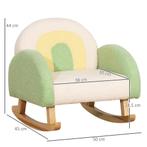 TRUUSK Schommelstoel Kindersofa Knusse Kinderfauteuil Eucaly, Verzenden, Nieuw