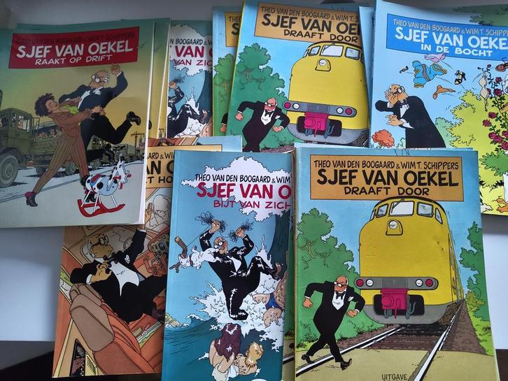 Sjef van Oekel stripboeken | Als nieuw | Draaft door, Boeken, Stripboeken, Gelezen, Complete serie of reeks, Verzenden