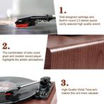 FYdee vinyl platenspeler, Bluetooth-platenspeler, vintage, Verzenden, Zo goed als nieuw