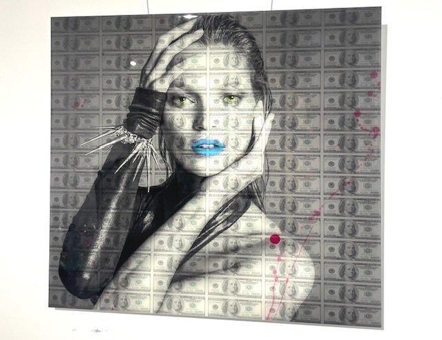 Van Apple - Kate Moss, Antiek en Kunst, Kunst | Schilderijen | Modern