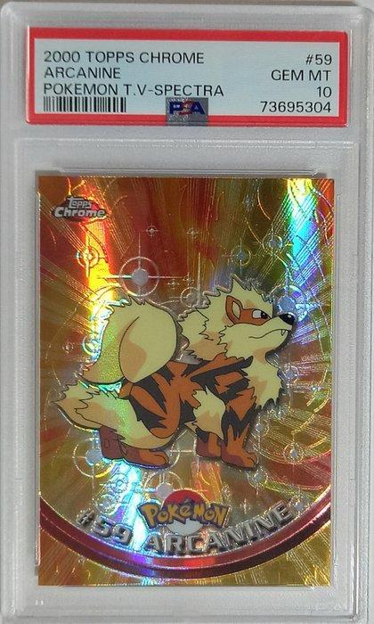 Topps - 1 Graded card - Pokémon - Arcanine - SPECTRA - PSA, Hobby en Vrije tijd, Verzamelkaartspellen | Pokémon