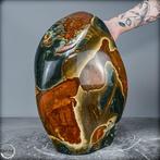 Majestueus polychroom jaspis vrij vorm uit Madagaskar – Een, Verzamelen, Mineralen en Fossielen