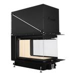 Inbouw Houtkachel Room Divider Crystal 3d Max, Nieuw