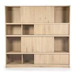 Kabinet Milo - 180cm - Naturel - 96210 - kasten woonkamer, Nieuw, Overige materialen