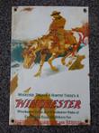 Emaille bordje - Winchester Rifles - Emaille