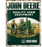 John Deere quality farm equipment reclamebord, Ophalen of Verzenden, Nieuw