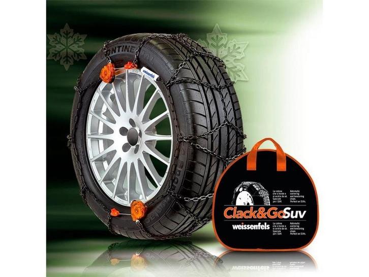 Weissenfels Clack & Go SUV - Sneeuwkettingset - 13 mm, Auto diversen, Auto-accessoires, Nieuw, Verzenden