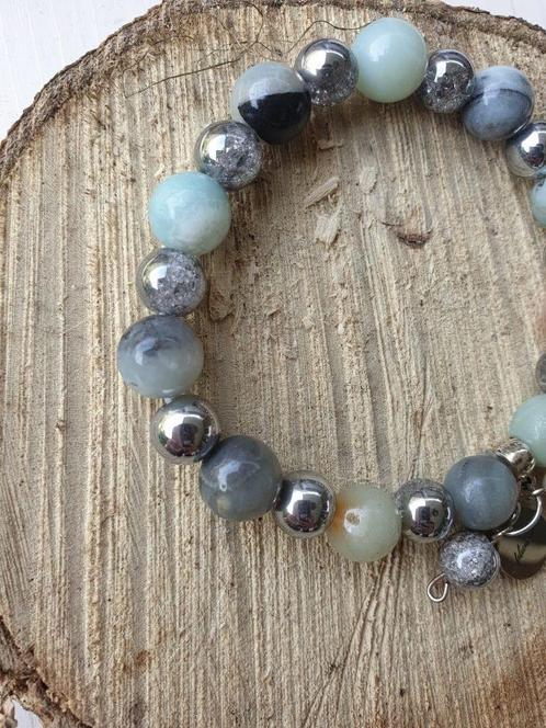 Amazoniet en hematiet, Sieraden, Tassen en Uiterlijk, Armbanden