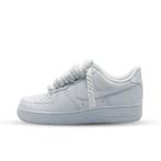 -9% Nike  Nike Air force 1 low rope laces white custom  maat, Verzenden, Nieuw, Wit