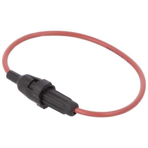 Mini Glas zekeringhouder met kabel - Max. 6.3A, Doe-het-zelf en Verbouw, Elektra en Kabels, Kabel of Snoer, Nieuw, Ophalen of Verzenden