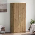 vidaXL Kledingkast 90x52x200 cm bewerkt hout artisanaal, Huis en Inrichting, Verzenden, Nieuw