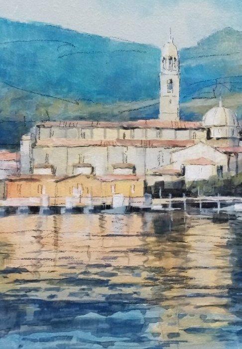 Walter Marchese (1958) - Salo lago di Garda, Antiek en Kunst, Kunst | Schilderijen | Modern