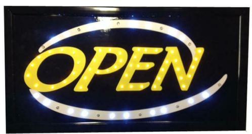 LED bord ' OPEN ' yellow, Huis en Inrichting, Lampen | Overige, Verzenden