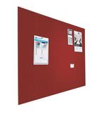 Prikbord bulletin - Zwevend - 90x120 cm  - Rood, Huis en Inrichting, Ophalen of Verzenden, Nieuw