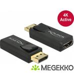 DeLOCK 65573 adapter displayport 1.2 male > HDMI female 4K, Nieuw, Verzenden