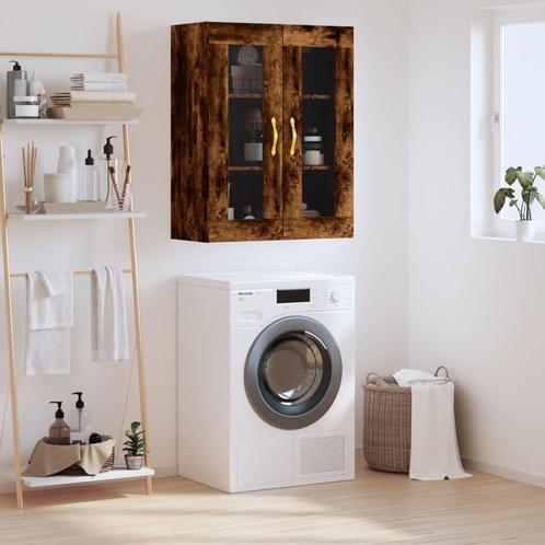 vidaXL Hangkast 69,5x34x90 cm gerookt eikenkleurig, Huis en Inrichting, Kasten | Buffetkasten, 25 tot 50 cm, Nieuw, Overige houtsoorten