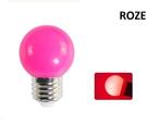 LED Bollamp E27 - 2 Watt - Roze