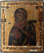 Icoon - Moeder Gods van Fjodor - Hout, Antiek en Kunst
