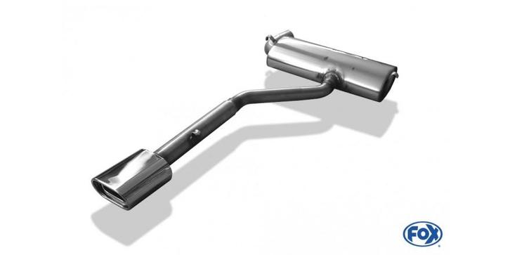 FOX Trabant 1.1 Limo & Kombi einddemper Ø60mm - 135x80 type, Auto-onderdelen, Uitlaatsystemen, Nieuw, Verzenden