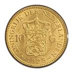 Gouden 10 gulden Wilhelmina 1925b, Postzegels en Munten, Verzenden, Goud, Koningin Wilhelmina, Losse munt