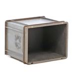 Stapelbak kunststof  L: 400, B: 300, H: 320 (mm) grijs, Doe-het-zelf en Verbouw, Kratten en Dozen, Nieuw, Ophalen of Verzenden