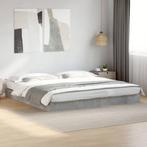 vidaXL Bedframe bewerkt hout betongrijs 180x200 cm, Huis en Inrichting, Eenpersoons, Verzenden, Nieuw, 80 cm