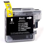Huismerk Brother LC-1100BK / LC-980BK cartridge zwart, Verzenden, Nieuw, Huismerk