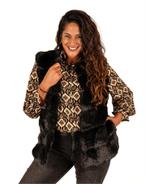Zwarte fake fur bodywarmer Yu & Me, Kleding | Dames, Nieuw, Verzenden