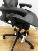 Herman Miller Aeron Remastered Posturefit - Als Nieuw, Huis en Inrichting, Bureaustoelen, Verzenden, Zwart, Zo goed als nieuw