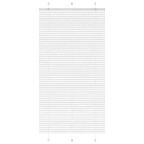 vidaXL Plissé rolgordijn 105x200 cm stofbreedte 104,4cm, Huis en Inrichting, Stoffering | Gordijnen en Lamellen, Wit, Nieuw, Verzenden