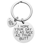 Fako Bijoux® - Sleutelhanger I Hope Your Day Is As Nice As, Verzamelen, Sleutelhangers, Verzenden, Nieuw