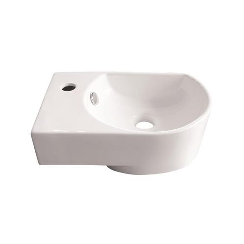 Fontein VM Go Flexy Links 41x27x14.2cm Porselein Glans Wit, Doe-het-zelf en Verbouw, Sanitair, Overige typen, Nieuw, Ophalen of Verzenden
