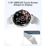 Fitonyo - smartwatch voor dames - zilverkleurig - hartslag, Sieraden, Tassen en Uiterlijk, Smartwatches, Verzenden, Nieuw