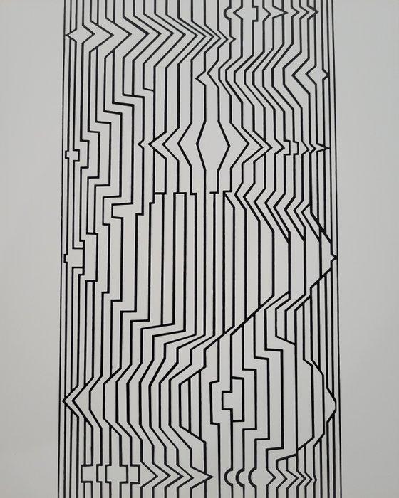 Victor Vasarely (1906-1997) - 2 oeuvres : Naissances - III, Antiek en Kunst, Antiek | Overige Antiek