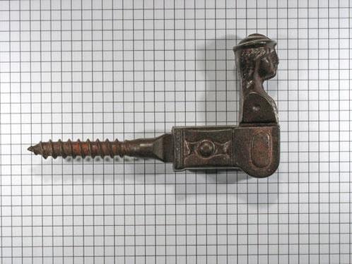 Luikhouder ijzer geroest, herderin, Doe-het-zelf en Verbouw, Hang- en Sluitwerk, Nieuw, Ophalen of Verzenden