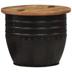 Salontafel Gerecycled Hout | Retourdeal | 55% Korting, Rond, Nieuw, Minder dan 50 cm, 50 tot 100 cm