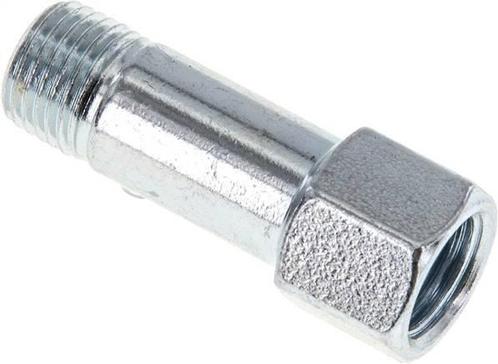 Mannelijke/Vrouwelijke Stalen M10x1 Smeernippel Verlengstuk, Doe-het-zelf en Verbouw, Overige Doe-het-zelf en Verbouw, Nieuw, Verzenden
