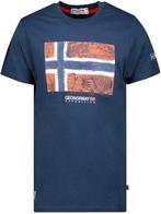 Geographical Norway Expedition T-shirt Ronde Hals Met Print, Kleding | Heren, T-shirts, Nieuw, Blauw, Verzenden