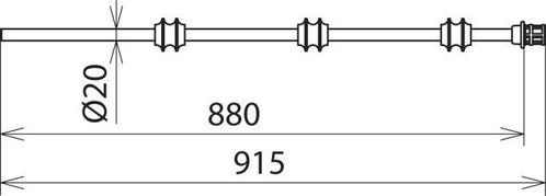 Dehn S66 Test Prod PHE III L 915mm Aardingsmeter Accessoires, Doe-het-zelf en Verbouw, Overige Doe-het-zelf en Verbouw, Nieuw