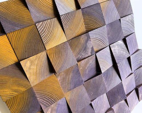 Modern Mozaïek - WoodbyLukas Lukasz Kacprzuk - 2020+ - TAZO, Antiek en Kunst, Curiosa en Brocante