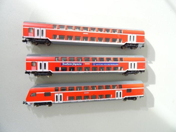 Fleischmann N - 8623,8624 - Modeltrein personenwagen (3) - 3, Hobby en Vrije tijd, Modeltreinen | N-Spoor