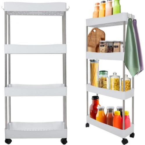 Ruhhy Opbergtrolley op Wielen – Ideaal voor Keuken en Bad., Huis en Inrichting, Badkamer | Badtextiel en Accessoires, Nieuw, Ophalen of Verzenden