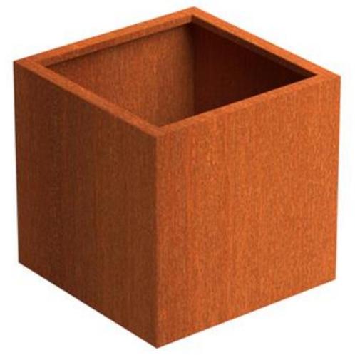 Luxor Plantenbak Cortenstaal (L)50 x (B)50 x (H)50 cm - (L)5, Tuin en Terras, Planten | Tuinplanten, Ophalen of Verzenden