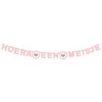 Geboorte Letterslinger Hoera Een Meisje 1,85m, Ophalen of Verzenden, Nieuw