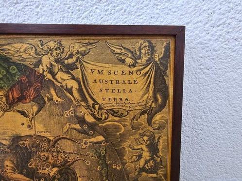 België - Hemelkaart Repro; Henricus Hondius - Zuidelijk, Antiek en Kunst, Curiosa en Brocante