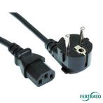 IEC Computerkabel 4m Female EU Plug, Nieuw