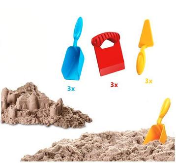 PLAY IT Speelzand 3 KG Bruin - Speelzand - Magic Sand beschikbaar voor biedingen